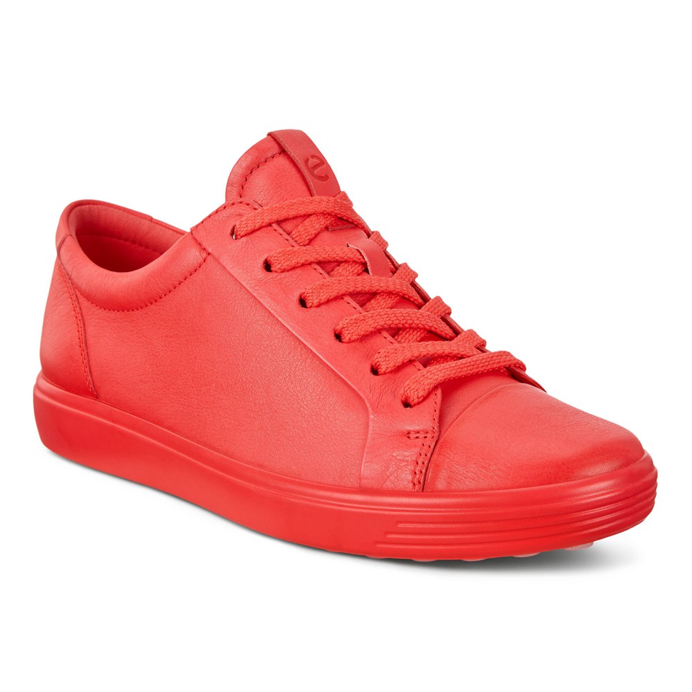 ECCO Womens Sneakers Red - Soft 7 - LDE-903618